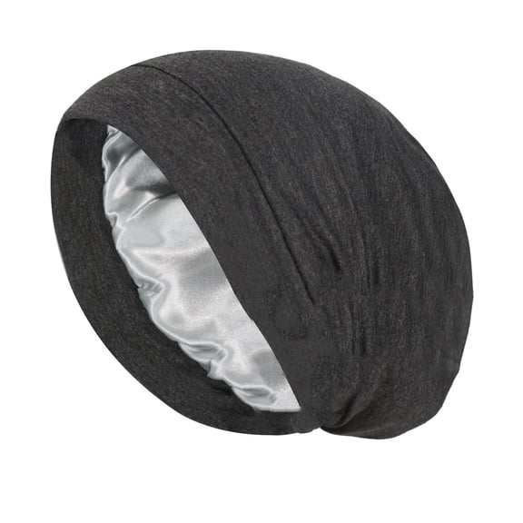 TRUBKH Headbands for Women Head Bandana Boho Headbands for Women Hair Bonnet Hair Bandanas for Women Hair Towels for Women Workout Headbands Dark Gray One Size