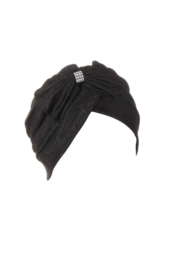 Headwraps for Women Beanies Caps for Women Hair Scarves for Women Towel Wrap Head Coverings for Women Workout Headbands Black One Size