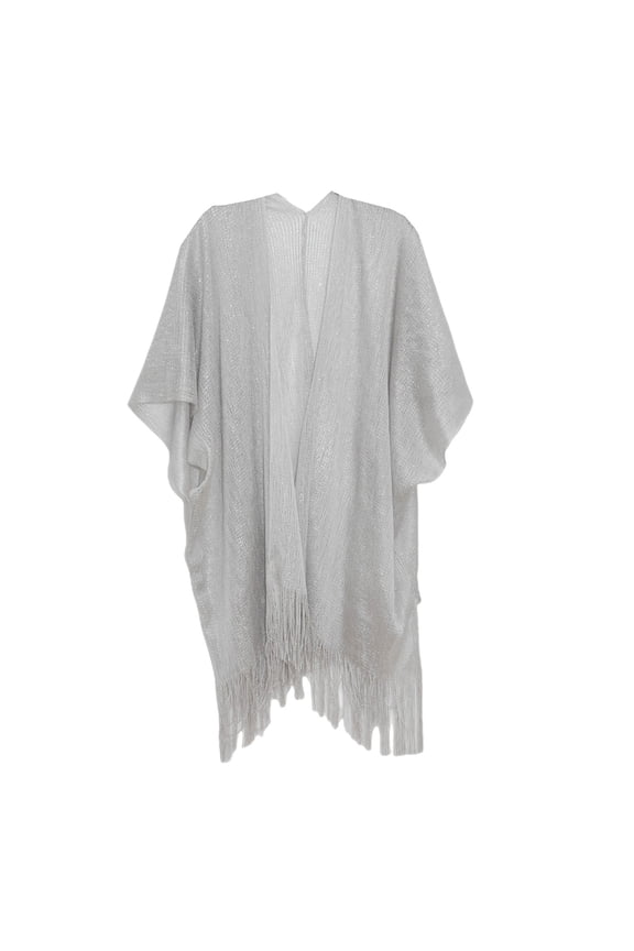 Large Scarf Long Scarf Chiffon Scarf Shawl Sheer Shawl Shawls and Wraps Knit Poncho Silver 1 One Size