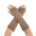 thumbnail image 1 of TRUBKH Long Gloves Women Formal Fingerless Gloves for Women Tea Gloves for Women Tea Party Gloves for Women Tea Party Gloves Mesh Gloves Opera Gloves Khaki One Size, 1 of 3