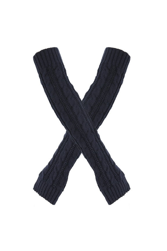 Long Gloves Workout Gloves for Men Arm Sleeves Warm Gloves Compression Gloves Women Lace Gloves Women One Size Navy One Size