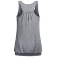 thumbnail image 1 of TRUBKH Long Tank Tops for Women Sleeveless Round Neck Womens Crop Tops Razor Back Tanks Crop Tank Tops Ruched Tops Halter Tops Yoga Tank Tops Camisole Tops for Women’s Tanks Gray S, 1 of 3