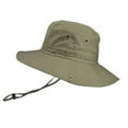 thumbnail image 1 of TRUBKH Mens Sun Hat Bucket Hat Boonie Hat Fishing Hat Sun Hat Uv Protection Wide Brim Hat Beach Hats Bucket Hat Outdoor Sun Hat Sun Shawl Packable Travel Hat Adventure Hat Green One Size, 1 of 7