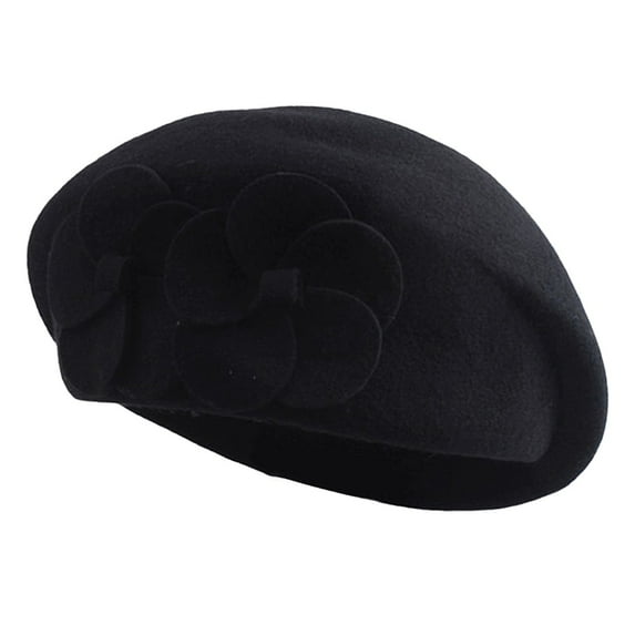 TRUBKH Newsboy Caps Flat Caps Beret Hats for Women Berets for Women Beret for Men Newsboy Cap Newsboy Hats for Women Black One Size