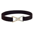 thumbnail image 1 of TRUBKH Pants Chain Work Belts for Men Belts for Women Leather Belt Leather Belt Women Womens Leather Belt Stretchy Belt for Women Coffee One Size, 1 of 3