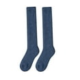 thumbnail image 1 of TRUBKH Plus Size Compression Socks Wide Calf Women's Compression Socks Womens Cotton Socks Womens Ruffle Socks Cycling Socks Plus Size Compression Socks Womens Socks Blue One Size, 1 of 4
