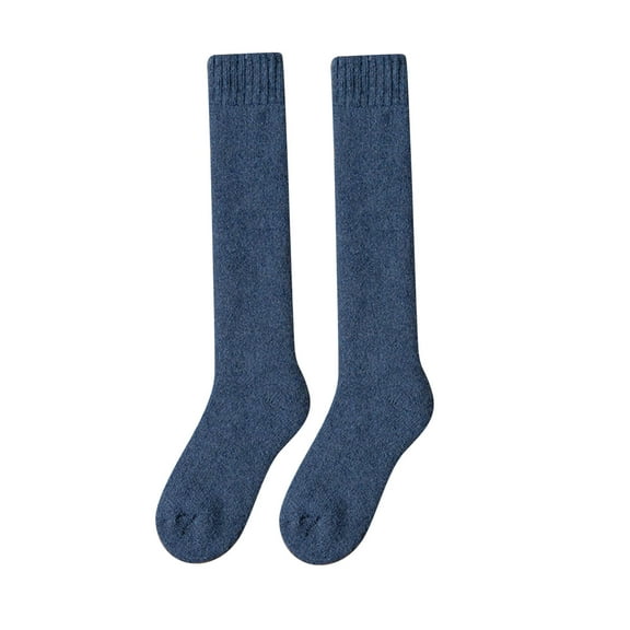 TRUBKH Plus Size Compression Socks Wide Calf Women's Compression Socks Womens Cotton Socks Womens Ruffle Socks Cycling Socks Plus Size Compression Socks Womens Socks Blue One Size