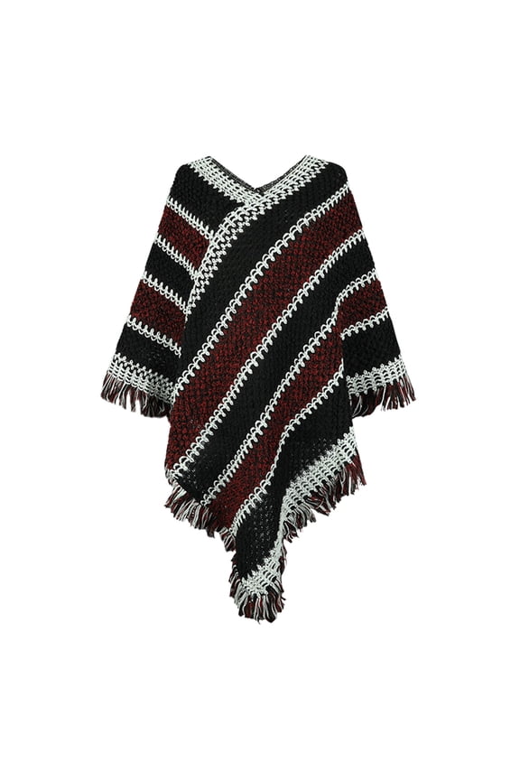 Rebozo Para Mujer Shawl Wraps for Women Shawls and Wraps for Evening Dresses Knit Poncho Large Scarf Capes for Women Long Scarf Black One Size