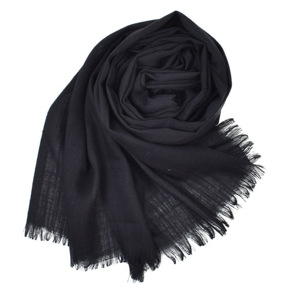 TRUBKH Scarf Tops for Women Scarf Top Summer Scarf Head Scarfs Shawl Poncho Shawl Wraps for Women Scarf Headband Black One Size