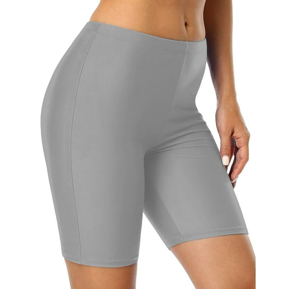 TRUBKH Shapewear Tummy Control Under Skirt Shorts Thigh Society Cooling Shorts for Women Dance Shorts Women Short Underwear for Women Safety Shorts Thigh Society Gray S