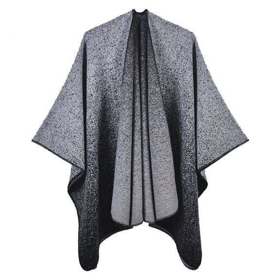 TRUBKH Shawl Shawls and Wraps Capes for Women Long Scarf Rebozo Para Mujer Large Scarf Crochet Poncho Black 3 One Size