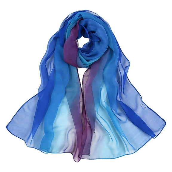 TRUBKH Shawls and Wraps Winter Scarves for Women Neck Scarf for Women Winter Scarves for Women Rave Scarf Warm Scarf Winter Scarf for Women One Size Blue One Size