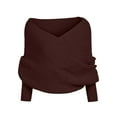 thumbnail image 1 of TRUBKH Sheer Scarf Capes for Women Long Scarf Women Scarves Winter Scarf Sheer Shawl Shawls and Wraps for Evening Dresses Brown One Size, 1 of 4