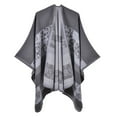 thumbnail image 1 of TRUBKH Sheer Scarf Shawl Winter Scarf Capes for Women Sheer Scarf for Women Women Scarves Shawl Wraps for Women Gray One Size, 1 of 4
