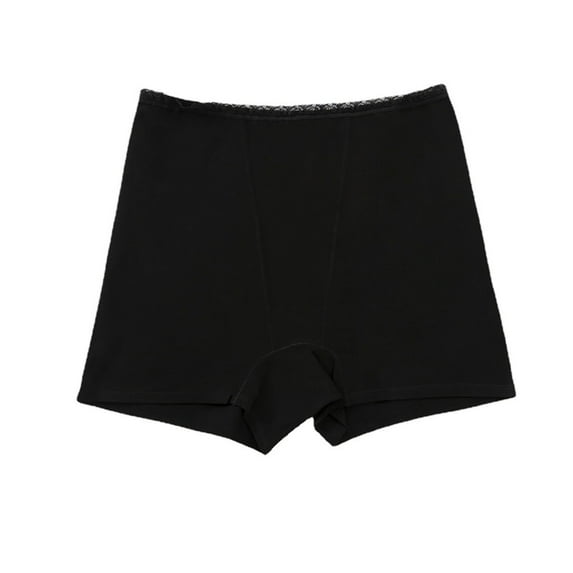 TRUBKH Shorts for Under Dresses Women Safety Shorts Underskirt Shorts Seamless Shorts for Women Shorts to Wear Under Dresses Shapewear Shorts Short Underwear for Women Black L