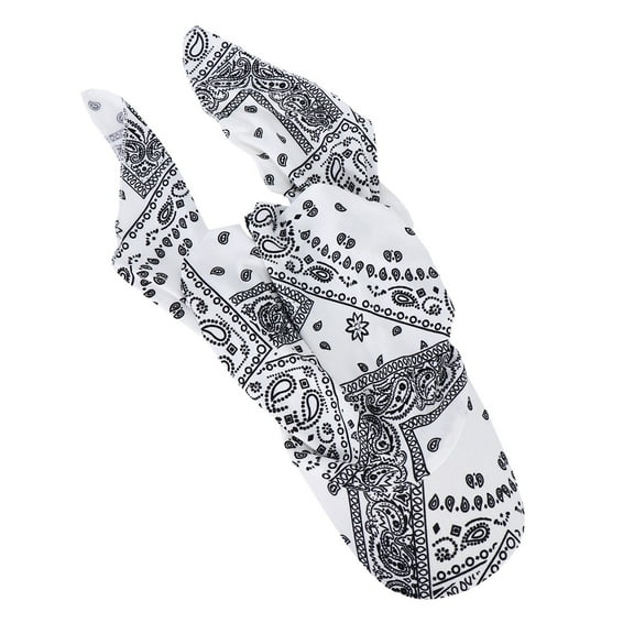 TRUBKH Silk Hair Wrap Hair Towels for Women Boho Headbands for Women Hair Towel Wrap for Women Silk Scarf for Women Hair Women Headbands Headbands for Women White 1 One Size