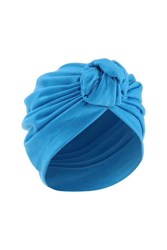 Silk Hair Wrap Head Scarves for Women Turban Headbands Turbans for Women Sweat Headband Beanie for Women Boho Headbands for Women Blue One Size