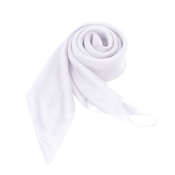 TRUBKH Silk Scarf Silk Hair Scarf Hair Bandana Hair Scarf Head Scarf Silk Scarf for Women Hair Silk Head Scarf White A