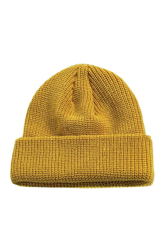 Skully Cap for Men Skull Cap Summer Beanie for Men Winter Hat Mens Beanie Camo Beanie Beanies Yellow One Size