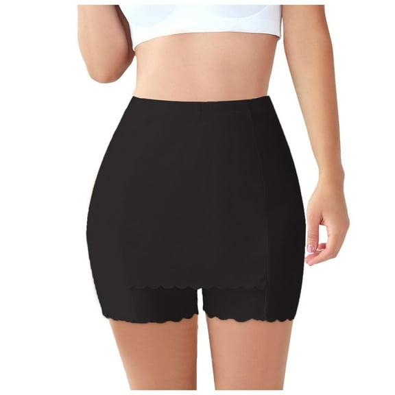 TRUBKH Slip Shorts for Women Under Dresses Thigh Society Thigh Society Cooling Shorts for Women Seamless Shorts for Under Dresses Women Shorts to Wear Under Dresses Black L