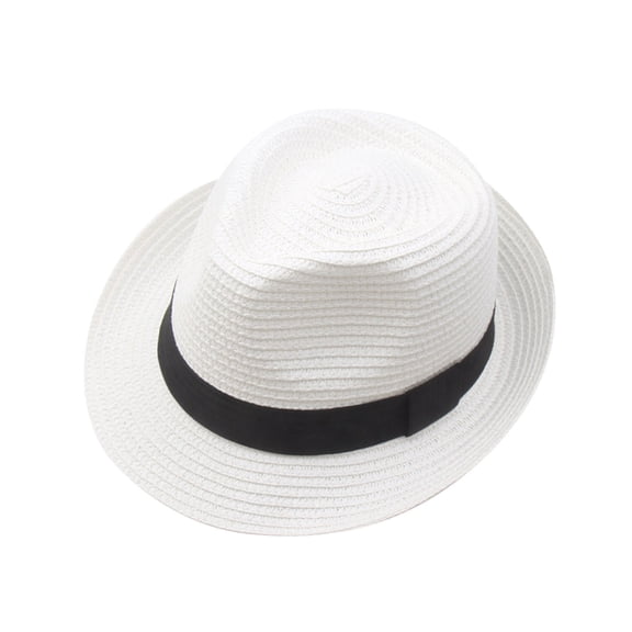 TRUBKH Straw Cowboy Hats for Women Bucket Hats for Men Hats for Women Sun Hat Straw Cowboy Hat Sunhat Women Sun Straw Hats for Men White One Size