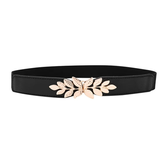TRUBKH Stretchy Belt for Women Thin Belts for Women Women Belt Chain Belts for Women Fashion Cowgirl Belts for Women Men's Belts Renaissance Belt Black One Size