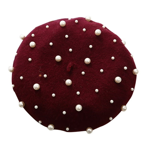 TRUBKH Summer Beret News Boy Hat Newsboy Hats Berets for Women Womens Newsboy Cap Women's Newsboy Caps Flat Cap Red 2 A
