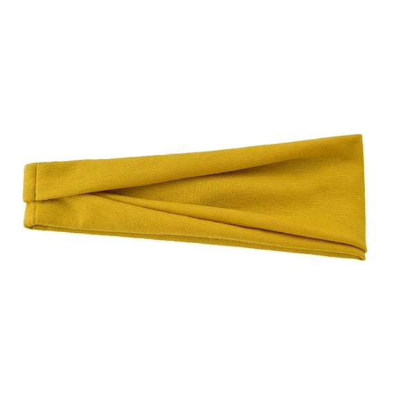 TRUBKH Sweat Headband Headband Headscarf for Women's Hair Womens Headbands Hair Bands Running Headband Sweatbands for Women Gold One Size