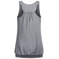 thumbnail image 1 of TRUBKH Tank Top for Women Workout Tops for Women Racerback Tank Tops for Women Long Tank Tops for Women Wrinkled Racerback Workout Tank Top Blouse Tank Top with Built in Bra for Women Gray Xl, 1 of 3
