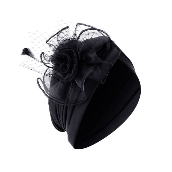 TRUBKH Tea Party Hat Women's Fascinators Tea Hats for Women Fascinator for Women Fascinators for Women Tea Party Fascinators for Women Tea Party Hats Black One Size