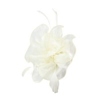 TRUBKH Tea Party Hats Feather Headpiece High Tea Hats for Women Hats for Tea Party Tea Hats for Women Women's Fascinators Tea Hats for Women 2025 Beige One Size