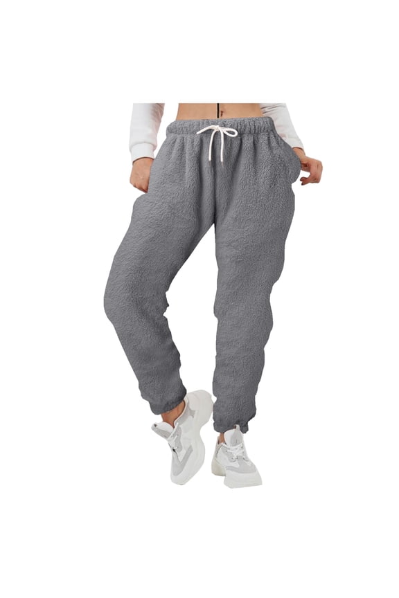 Thermal Pants Women Warm Pants for Women Long Johns for Women Thermal Christmas Leggings for Women Womens Work Pants Thermal Pants Faux Fur Leggings Gray M