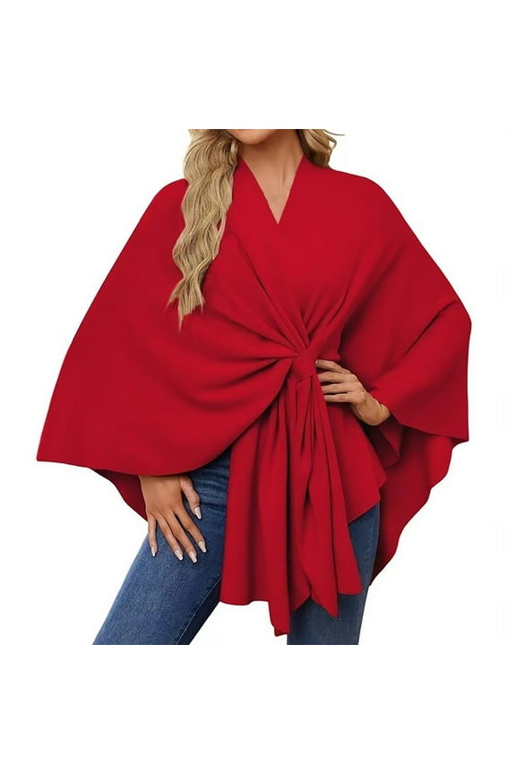 Triangle Shawl Rebozo Para Mujer Women Scarves Winter Scarf Shawl Crochet Shawl Shawl Wraps for Women Red One Size