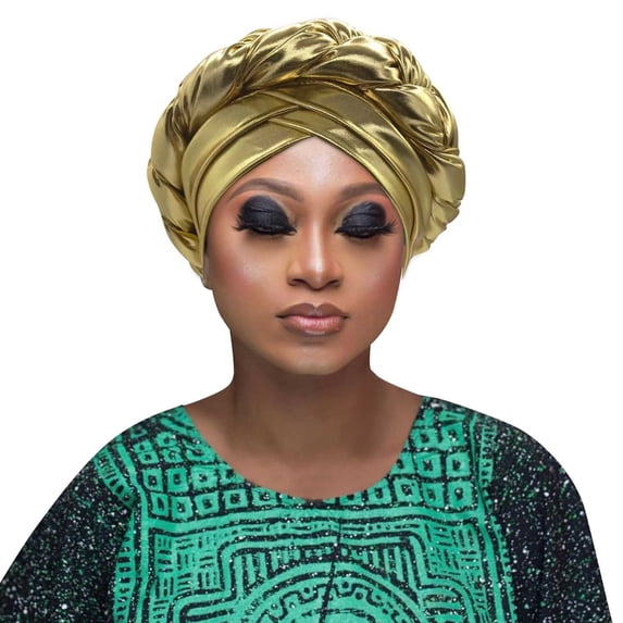 TRUBKH Turbans for Women square scarf for Men and Women satin scarf bandana scarf head bandana cap headband sweat band lace bandana bandanas for women lace bandana tie headband Gold One Size