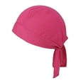 thumbnail image 1 of TRUBKH Turbans for Women Silk Bonnet Beanie Boho Headbands for Women Hair Band Hair Turban Hair Cap Hot Pink One Size, 1 of 2