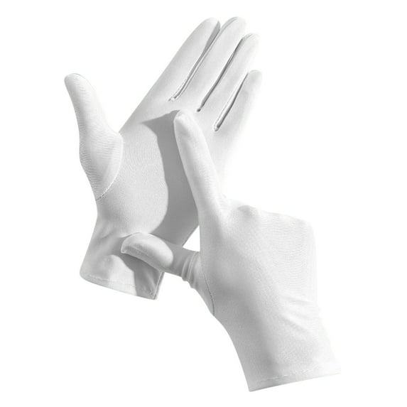 TRUBKH Warm Gloves for Women Gloves for Men Warm Winter Gloves for Women Gloves Fingerless Gloves Men Thin Warm Gloves Cycling Gloves White One Size