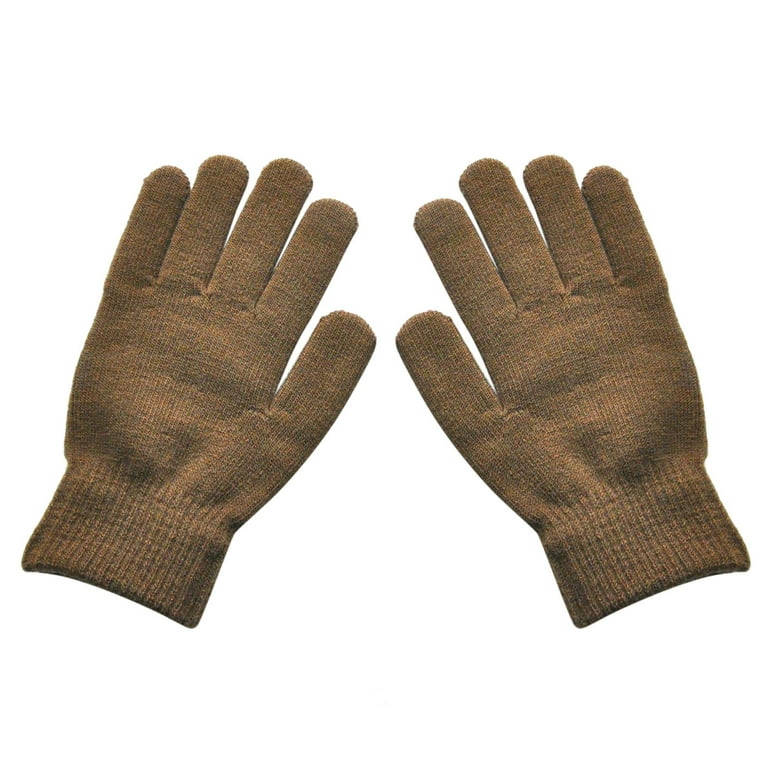 TRUBKH Warm Winter Gloves for Men Fingerless Gloves Gloves for Men