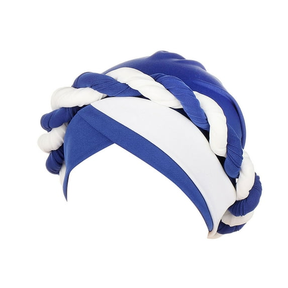 TRUBKH Wide Headbands Wide Headband Bandana Beanie for Women Head Scarf for Women Hair Cap Sweat Band for Women Headwraps for Women Blue One Size