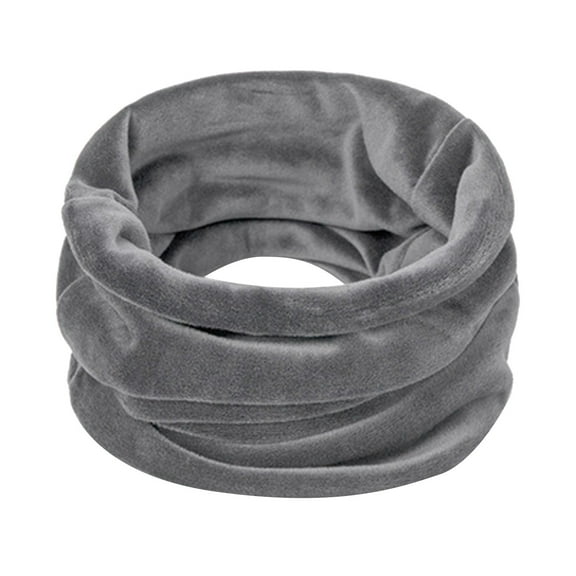 TRUBKH Winter Scarf for Women Neck Gaiter Neck Scarf Neck Warmer Winter Scarves for Women One Size Gray One Size