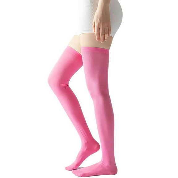 TRUBKH Woman Socks Breathable Socks Women Plus Size Compression Socks Breathable Socks for Men Thigh Highs Women’s Socks Wide Calf Compression Socks Women Pink A