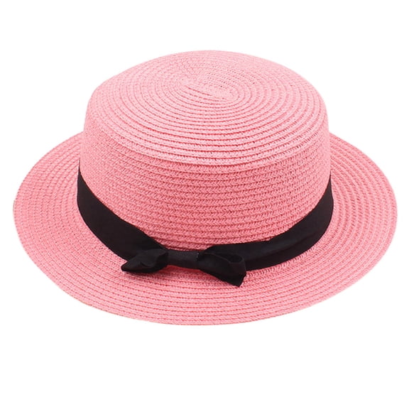 TRUBKH Women Church Hats Traditional Comfortable Vintage Hat Summer Beach Hat Vintage Bucket Hat Boater for Women Fedora Hats for Women Flat Brim Hat Church Derby Cap Steampunk Hats Purple One Size