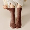 thumbnail image 1 of TRUBKH Women Compression Socks Thigh High Socks Cotton Compression Socks Women Knee High Stockings for Women Compression Stockings Womens Cotton Socks Warm Socks for Women Brown One Size, 1 of 3