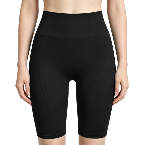 TRUBKH Women Shorts Butter Soft Leggings for Women Running Sport Ultra Soft Yoga Pants Seamless Leggings No See-through Leggings Women's Activewear Leggings Dance Shorts Black L