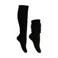 thumbnail image 1 of TRUBKH Women Socks Breathable Socks for Men Warm Socks for Women Cycling Socks Hiking Socks Women Women Crew Socks Compression Stockings Black One Size, 1 of 2