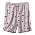 thumbnail image 1 of TRUBKH Women's Bermuda Short Wide Leg Opening High Waisted Shorts 5-point Pants Straight Leg Women's Lounge Shorts Women's Slim-fit Shorts Women's Mid-rise Shorts Women's Linen Shorts Beige 6XL, 1 of 5