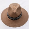 thumbnail image 1 of TRUBKH Women's straw hat Travel Bucket Hat Packable Wide Brim Hats Outdoor Hat with Band summer hat Summer Sunhat Ribbon Bow Oversized Beach Hat straw hat Wide Brim lightweight hat Beige One Size, 1 of 8