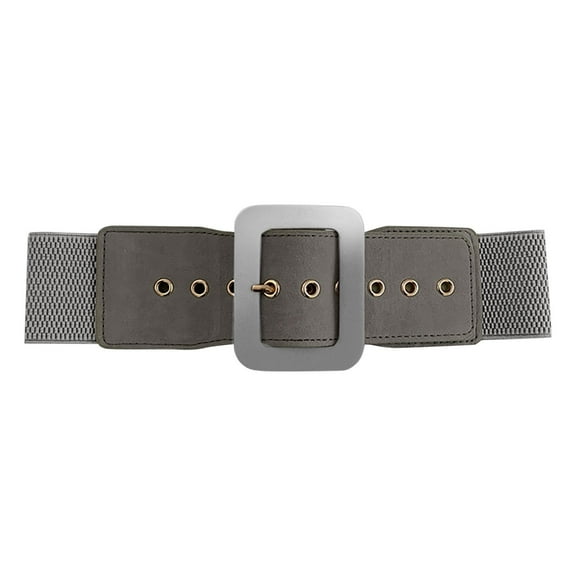 TRUBKH Womens Belt Stretchy Belt for Women Womens Belts Western Belts for Woman Web Belt Golf Belt Belt for Men Gray One Size