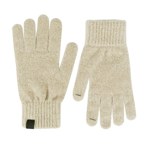 TRUBKH Womens Gloves Glove Warmers Fingerless Gloves for Women Warm Winter Gloves for Men Finger Gloves Winter Gloves Womens Warm Gloves Beige A