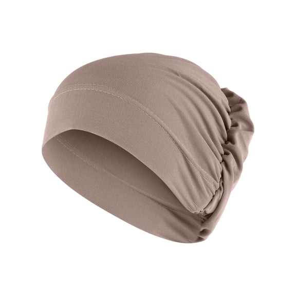 TRUBKH Womens Head Scarf Cooling Bandana Head Scarf for Women Wrap Hat Pile Caps Turbantes Para Mujer Warm Scarf M Khaki M