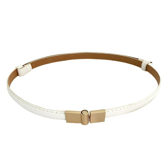 TRUBKH Womens Leather Belt Leather Belt Women Western Belts for Woman Belt for Men Leather Belt Belt Women Belt for Women White One Size